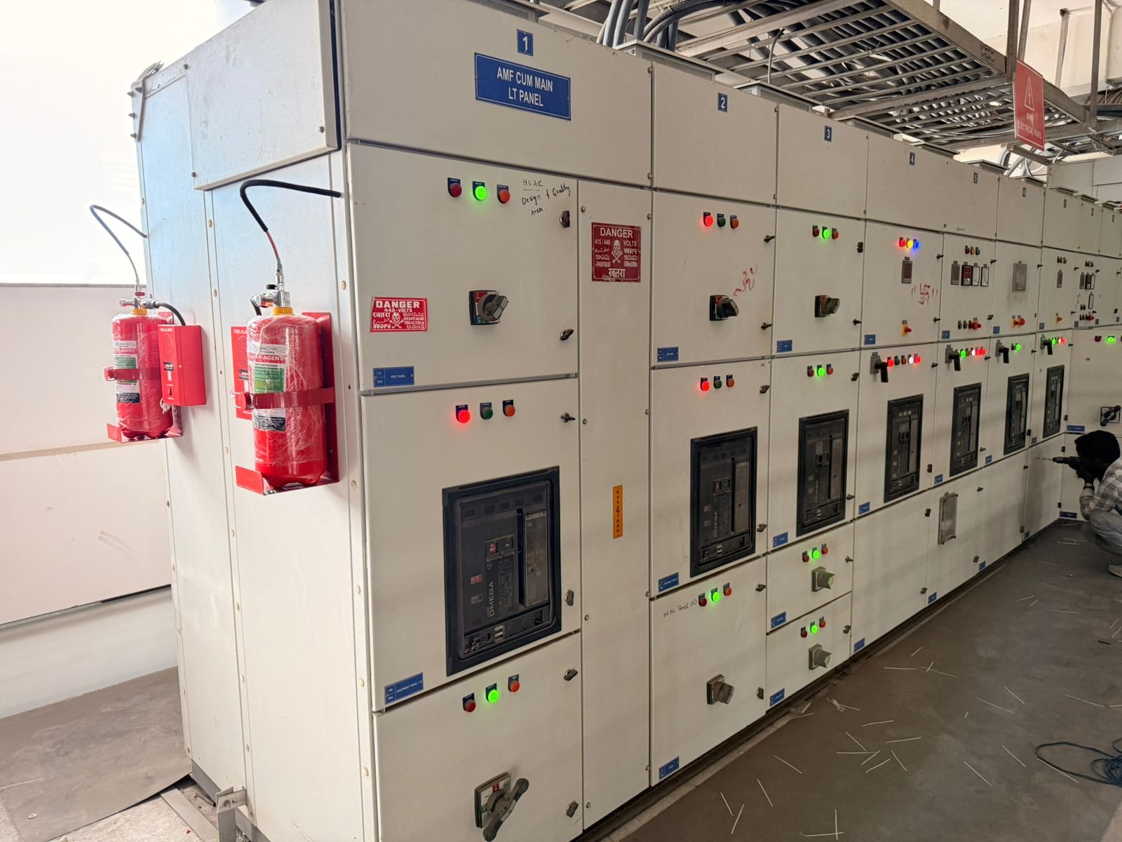 Automatic Electrical Panel Fire Suppression